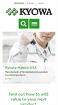 Mobile Screenshot of kyowa-usa.com